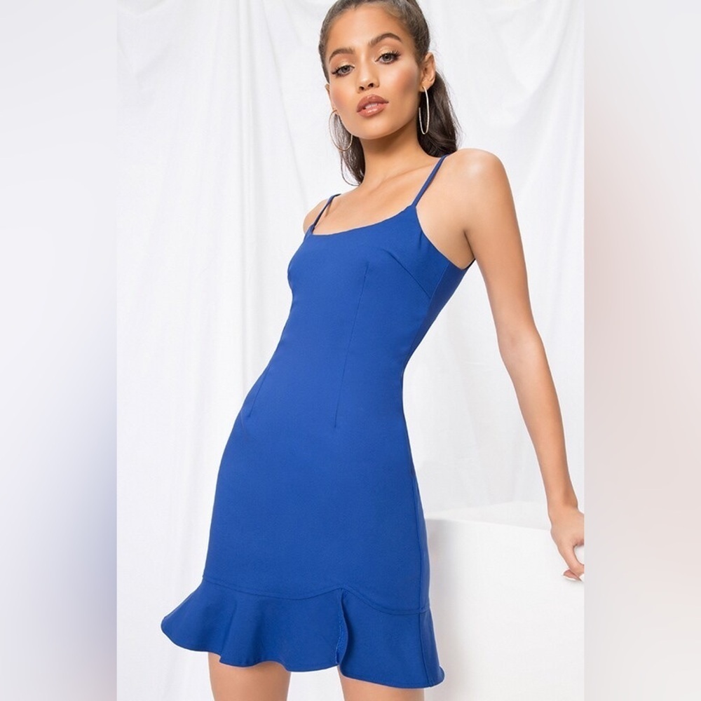 Superdown Shayla Ruffle Mini Dress Small
